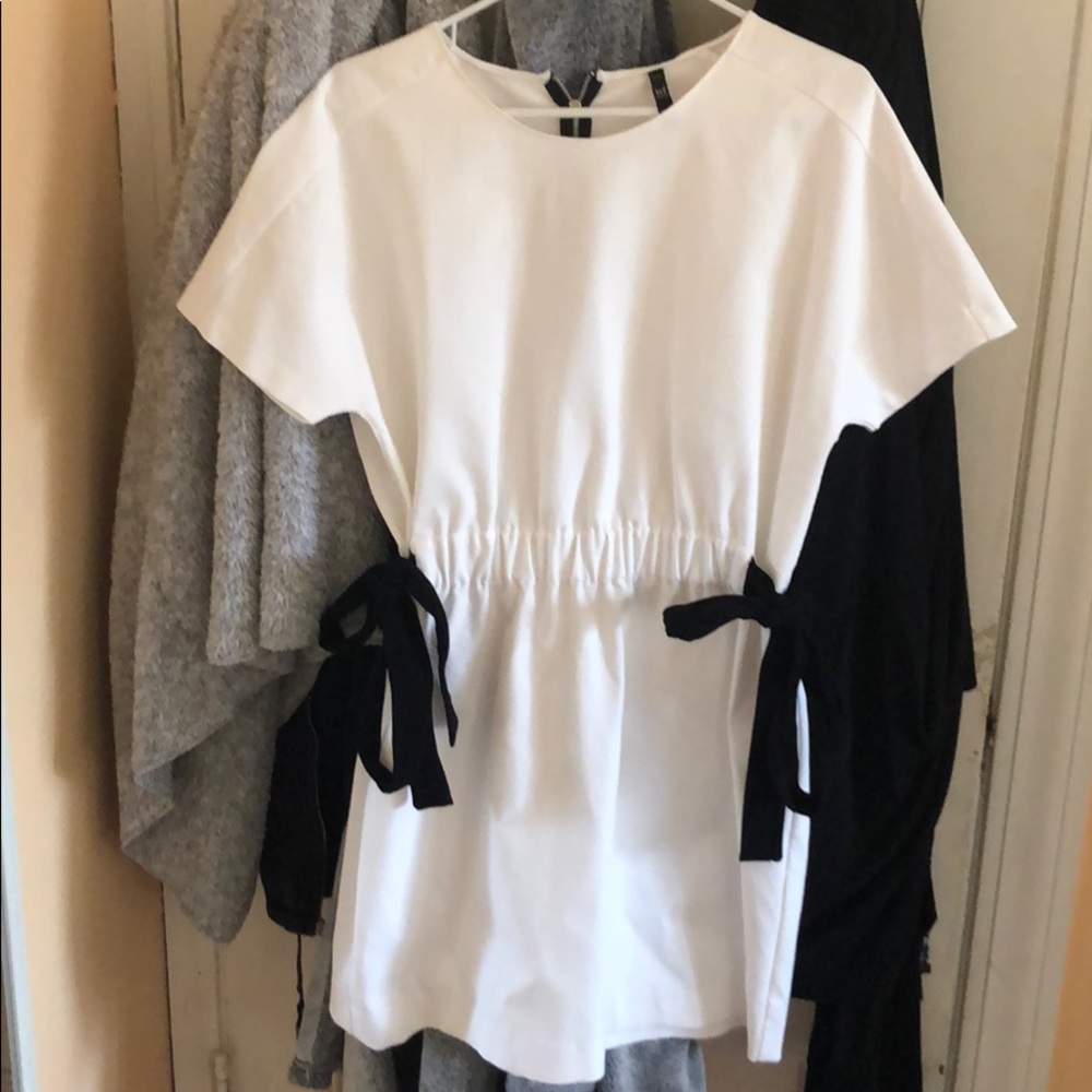 White Zara dress